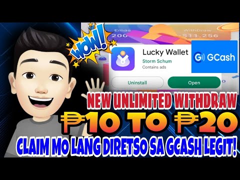 CLAIM NA!!! UNLIMITED ₱20 PESOS GCASH EARNINGS DITO LEGIT WITH PROOF OF PAYMENT – LUCKY WALLET APP
