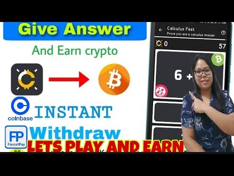 CRYPTO SENCE EARN REWARDS GAMEPLAY  WITHDRAW INSTANT #COINBASE #FAUCETPAY