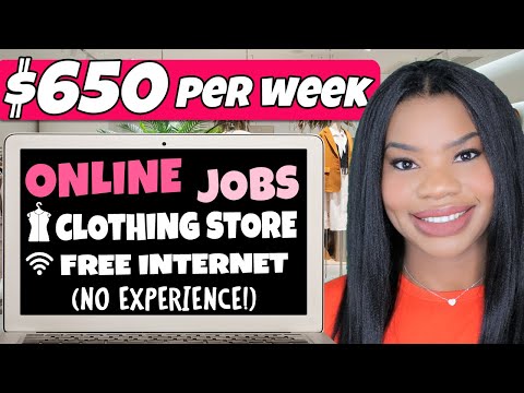 🤑 $650 PER WEEK ONLINE JOBS! NO EXPERIENCE + FREE INTERNET STIPEND! WORK FROM HOME JOBS 2022