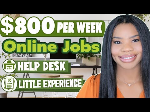 🤑 $800 PER WEEK ONLINE JOBS! LITTLE EXPERIENCE! HELPDESK TECHNICAL SUPPORT WORK FROM HOME JOBS 2022