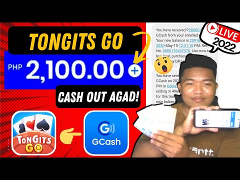 FREE GCASH: CASH OUT P2,000 TO GCASH IN TONGITS GO UPDATE 2022| EARN MONEY ONLINE! LARO REVIEWS