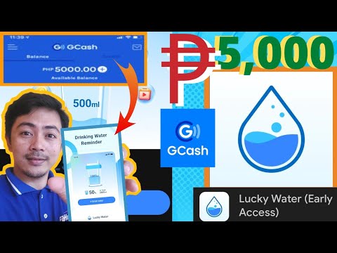 FREE GCASH  ₱5,000: LUCKY WATER APP REVIEW | DIRECT TO GCASH,PAYPAL & AMAZON.| BAGONG release app