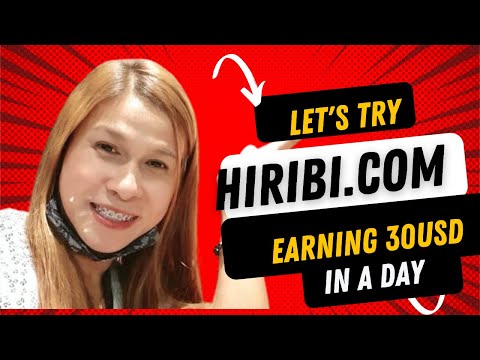 HOW TO EARN IN HIRIBI.COM IN FOUR EASY STEPS? EARN 1500PHP IN A DAY!!#moneymakingonline #HIRIBI.COM