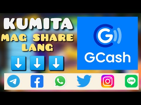 KUMITA SA GCASH SA PAMAMAGITAN NG PAG SHARE SA FACEBOOK INSTAGRAM AND TWITTER