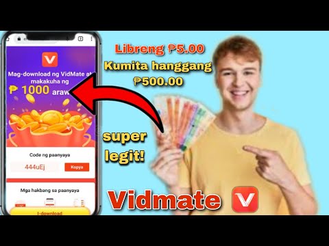 Libreng ₱5.00 at kumita hanggang ₱500.00 sa App na to | walang puhunan | direct sa Gcash #vidmate