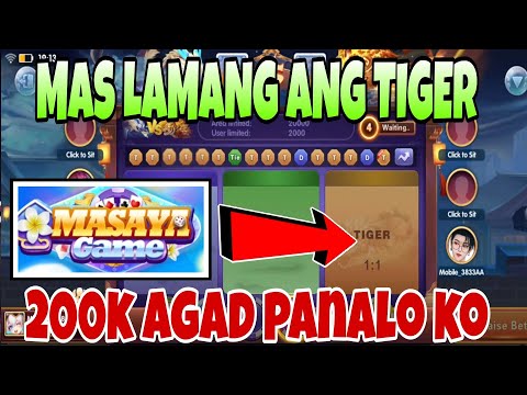 MASAYA GAME | DRAGON TIGER Love | TIGER LANG TAYAAN MO IDOL