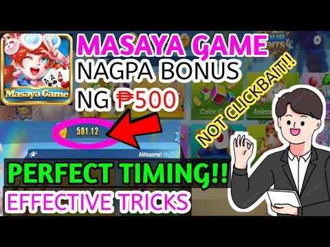 MASAYA GAME NAGPA BONUS NG 500 PESOS | DIRECT TO GCASH