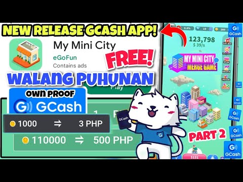 NEW RELEASE APP! EARN FREE UNLI ₱500 DIRECT GCASH, (MY MINI CITY APP REVIEW) EARN GCASH MONEY 2022!