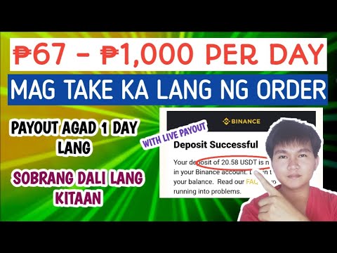 NEW RELEASE APPLICATION 2022! ₱67 – ₱1K PER DAY SA PAG TAKE LANG NG ORDERS! TOTOO DAILY ANG KITAAN