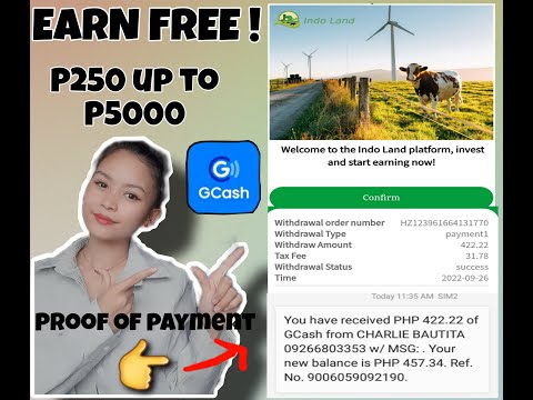 NEW RELEASE SITE! EARN FREE P240 UP TO P5000 DIRECT SA GCASH| WALANG PUHUNAN |INDOLAND SITE REVIEW!