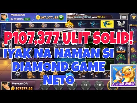 P107,377 KINITA KO SA ANIMAL WORLD| NAPAKASOLID TALAGA DITO| DIAMOND GAME Love