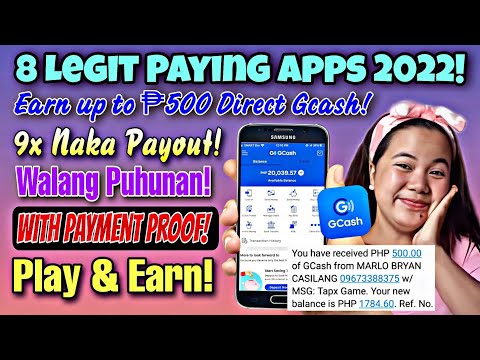 Play games & Earn up to ₱500 For Free | 8 Legit Earning Apps 2022 Direct Gcash with Own Proof
