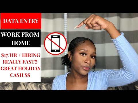 $17/HR Data Entry Online Jobs – Make Extra Holiday Money No Phones Job ( Hiring Extremely Fast!!)