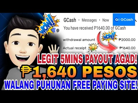 5 MINS PAYOUT AGAD – EARN FREE ₱1,640 2HOURS LANG NASA GCASH NA | WALANG PUHUNAN | FREE PAYING SITE!