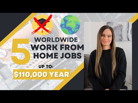 5 Work From Home Jobs Hiring Globally With No Degree Needed | Up To $110,000 Year | Apply Now!