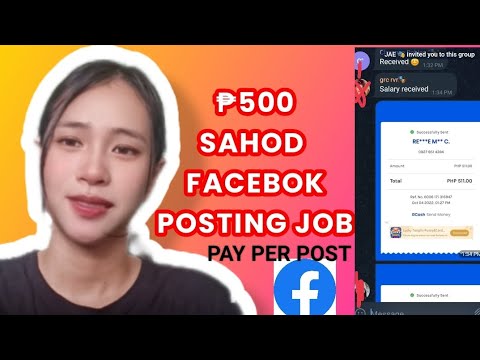 ₱500 FREE GCASH | FACEBOOK POSTING | MOST LEGIT PAYING APP THROUGH GCASH 2022 |WFH JOB