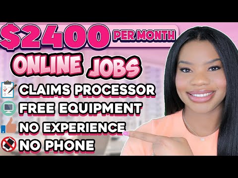 📵 $2400 PER MONTH ONLINE JOBS! NO PHONE! NO EXPERIENCE! FREE EQUIPMENT! NIGHT HOURS! WORK FROM HOME