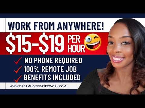 🔥 WORLDWIDE! ONLINE CHAT JOB! NO PHONE WORK FROM HOME JOBS 2022