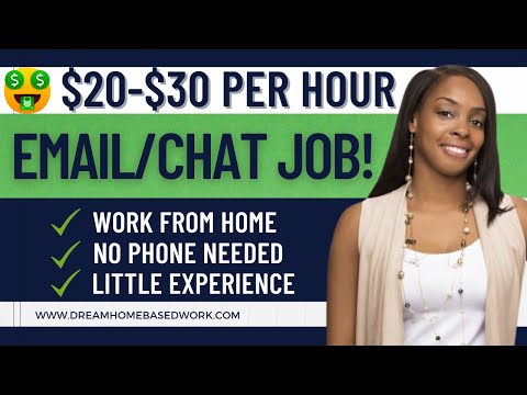 🔥$20-$30 PER HOUR! LITTLE EXPERIENCE ONLINE CHAT/EMAIL JOB! WORK FROM HOME 2022