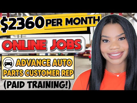 🚗 $2360 PER MONTH ONLINE JOBS! ADVANCE AUTO IS NOW HIRING! LITTLE EXPERIENCE WORK FROM HOME JOBS