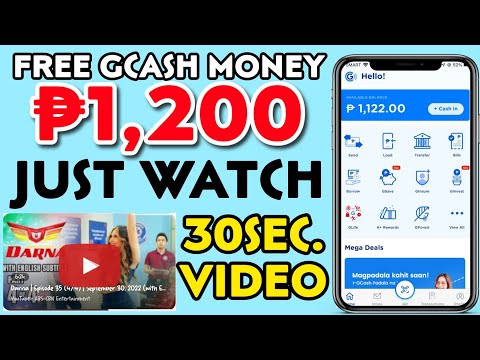 FREE GCASH MONEY APP! EARN FREE ₱1,200 BY WATCHING 30SECS. VIDEO | WITHDRAW AGAD AFTER LOG-IN | FREE