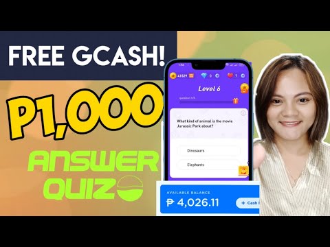 FREE GCASH UPTO P1,000/PILIIN ANG TAMANG SAGOT