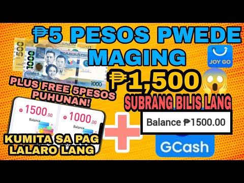 GCASH ANG PAYOUT!  FREE ₱5 PESOS | ₱5 PESOS MO GAWIN NATING  ₱1,500 SA APP NA TO! | GCASH MAKE MONEY