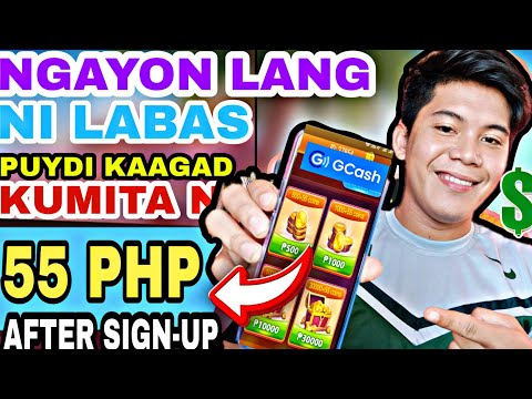 Gcash Free ₱55 Pesos After Sign-up May Free Yan! Nakuha Ko Sa Pag Log-in Ko Sa Isang Account