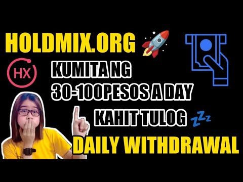 HOLDMIX.ORG || I EARN 30-100PESOS A DAY WHILE SLEEPING 😴 || WITH PROOF OF WITHDRAWAL 💰