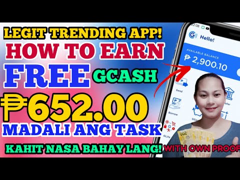 HOW TO EARN FREE GCASH?KUMITA AKO NG ₱652/NAPA KADALI NG TASK/KAHIT NASA BAHAY LANG/WITH OWN PROOF