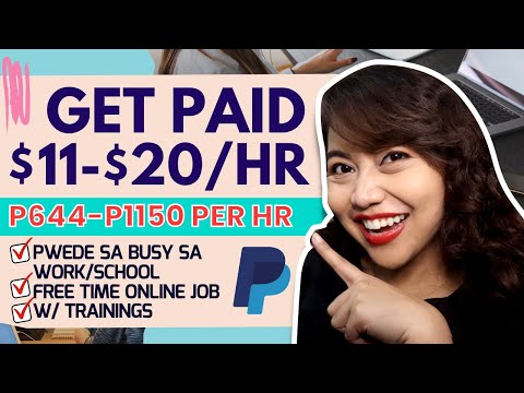KUMITA UPTO P1150/HR [$20/HR] Online Job na PWEDE BUSY SA WORK & SCHOOL: Project-based + TRAINING!