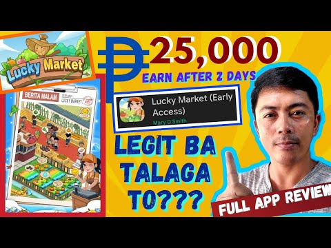 NEW PAYING APP 2022 | FREE ₱25,000 DIRECT TO LAZADA WALLET | LEGIT OR FAKE| LUCKY MARKET APP REVIEW