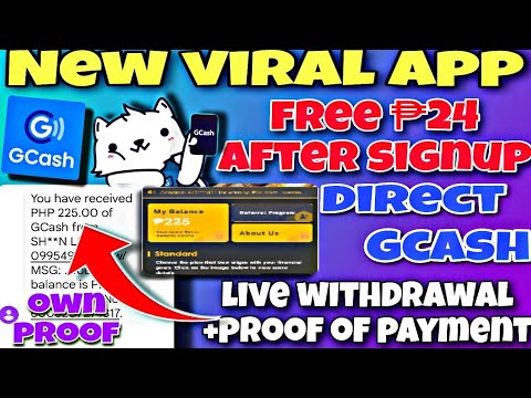 NEW VIRAL APP FREE ₱224 AFTER SIGNUP DIRECT GCASH HONEST REVIEW GCASH EARN MONEY ONLINE 2022