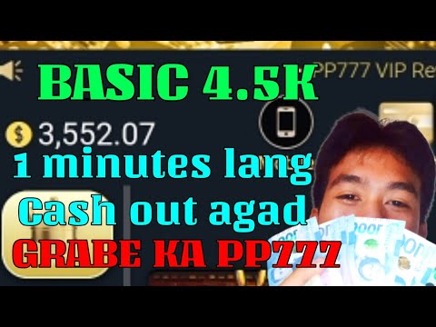 pp777 1 MINUTES LANG KUMITA AGAD AKO NG 4,500||PP777