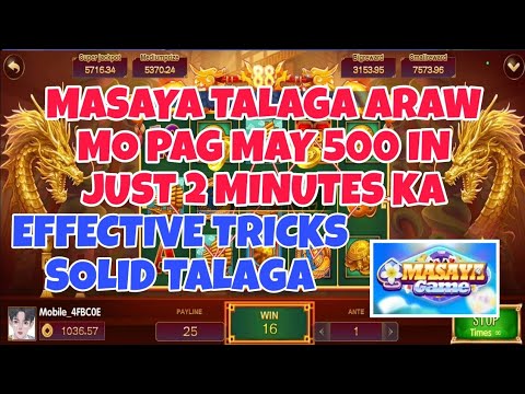 SOLID TALAGA DITO SA SLOT NI MASAYA GAME| ANTAY ANTAY LANG MAY PERA NA| MASAYA GAME