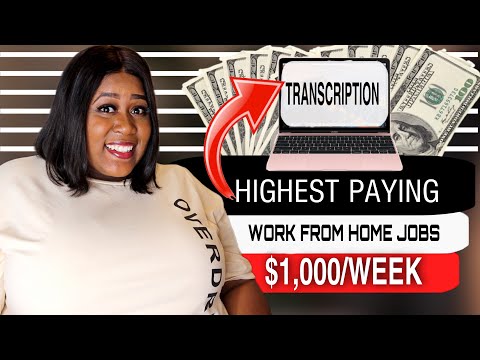 Top 6 HIGHEST PAYING Work From Home Remote Jobs Always Hiring WORLDWIDE