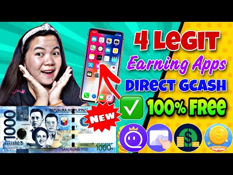 4 New Legit Earning Apps Direct Gcash | Walang Puhunan | Just Play Games & Earn