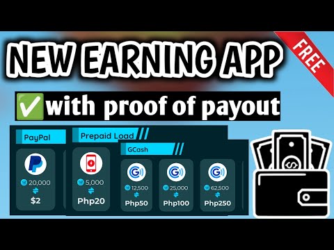 FREE $2-$5-$10 PAYOUT TO GCASH-PAYPAL-LOAD | NEW EARNING APP 2022