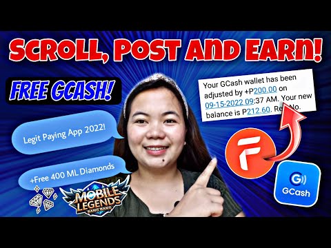 Free ₱200 Gcash:just Scroll,post And Earn | Funflip Payment Proof
