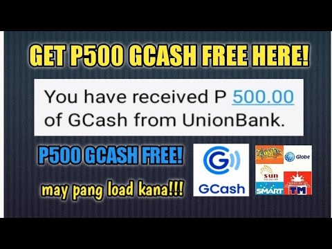 Get P500 Gcash For Free!