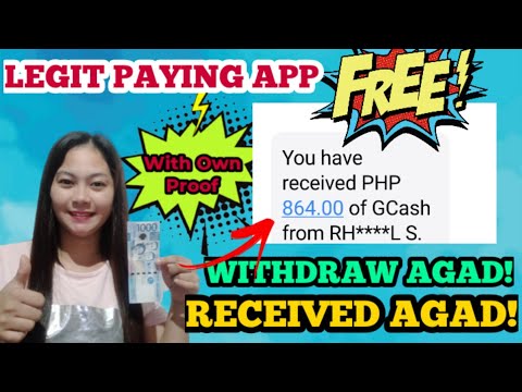 Legit Paying App 2022/libreng ₱864.00/withdraw Agad/received Agad