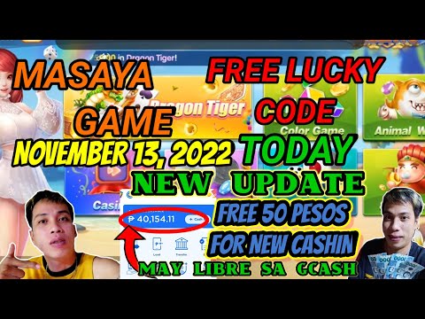 Masaya Game Free Lucky Code Today November 13, 2022