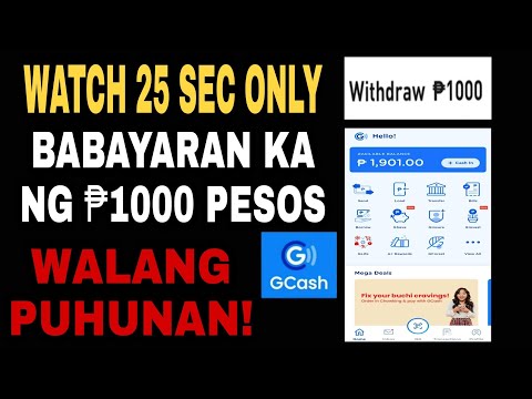 New Release! P1,000 Free Gcash By Watching Youtube Videos