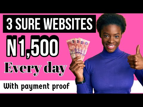 3 best sites to earn Sure N1500 daily legit (side hustle ideas )how to make money Online in Nigeria
