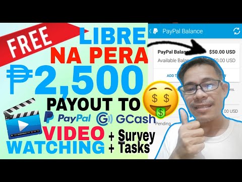 Earn Free ₱2,500 Pesos By Watching Video Ads! Walang Puhunan! Cash-out Via GCASH / PayPal Legit App!