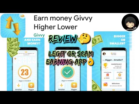 Earn Money Givvy Higher Lower Review Legit or Scam | free 1.2k daw direct sa gcash? let see!