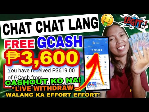 Free Gcash ₱3,600 Pesos Kita Ko! Nag Chat Chat Lang!