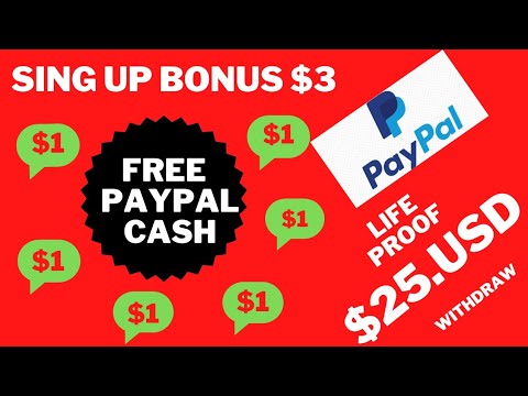 free PayPal earning app 2023 | sing up bonus $3 |