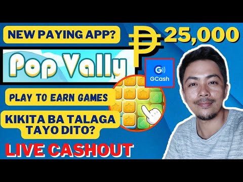 FREE TO PLAY EARN GCASH| POP VALLEY APP REVIEW | LIVE CASHOUT | free gcash app | LEGIT OR NOT