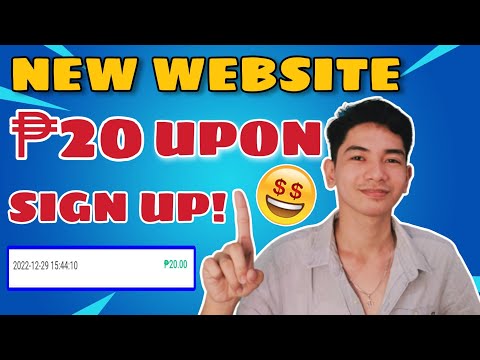 NEW EARNING SITE! ₱20 PESOS UPON SIGNUP! DIRECT TO GCASH | EARN MONEY ONLINE!